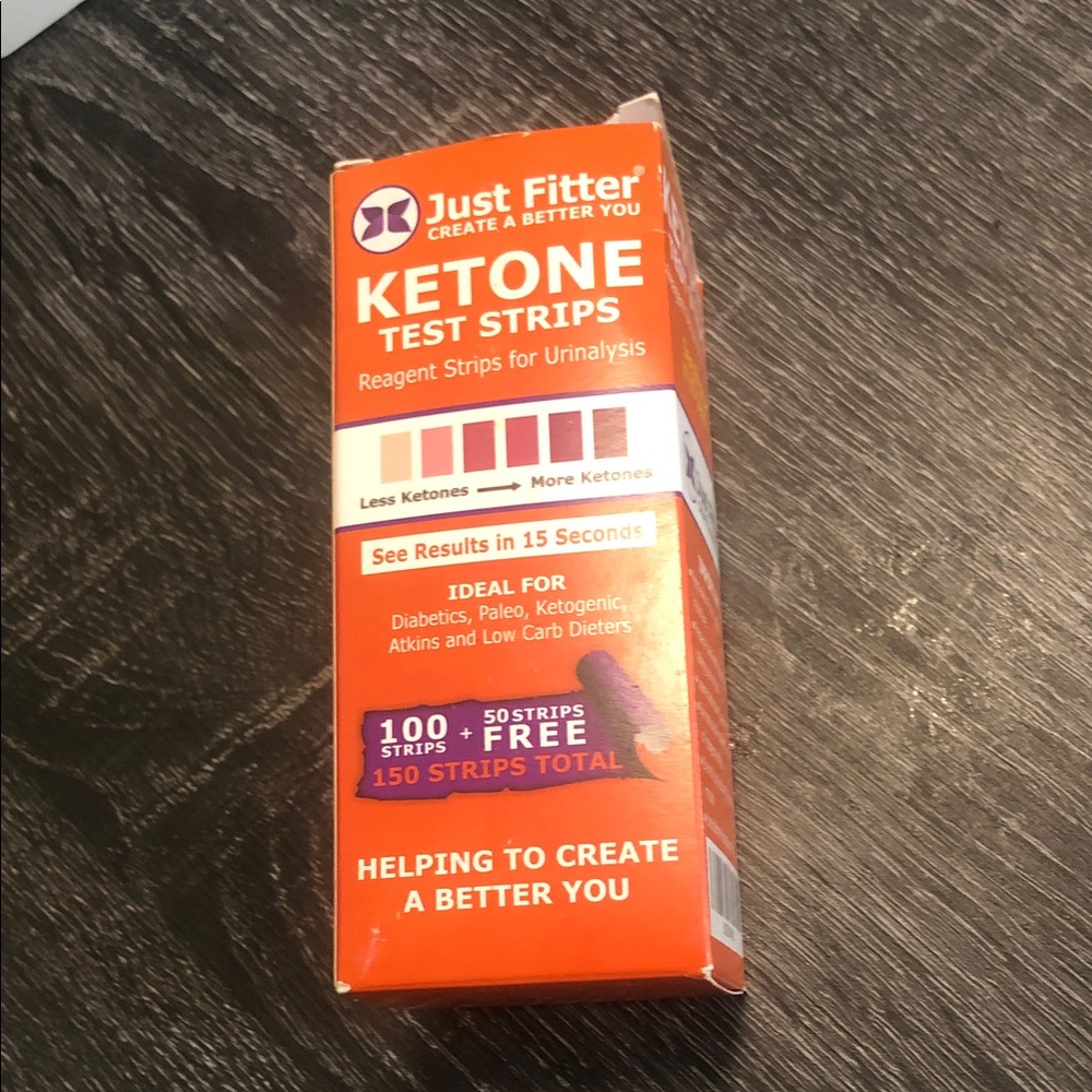 Orange Ketone Test Strips